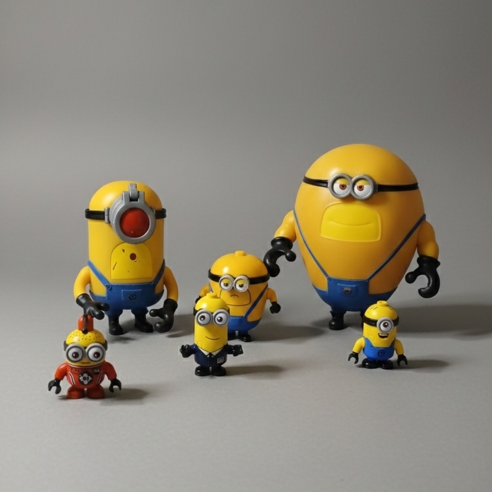 Universal Minions Figure Collection - Yellow, Blue, and Black